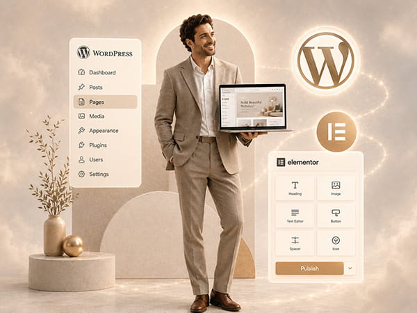 Freelance WordPress Elementor per creare, rifare e ottimizzare siti professionali