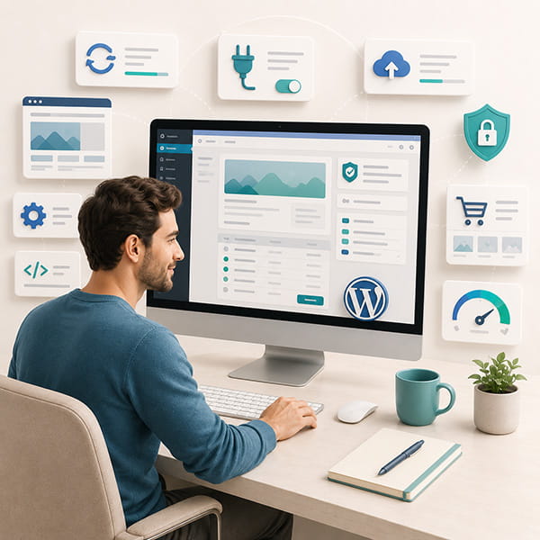 Freelance WordPress per realizzazione, restyling e ottimizzazione di siti professionali