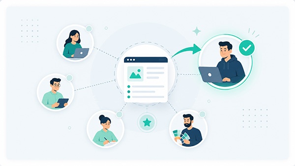 Matching tra un progetto e il professionista digitale più adatto