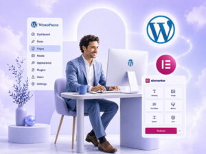 Freelance che rifà un sito WordPress con Elementor migliorando design, SEO, velocità e conversioni